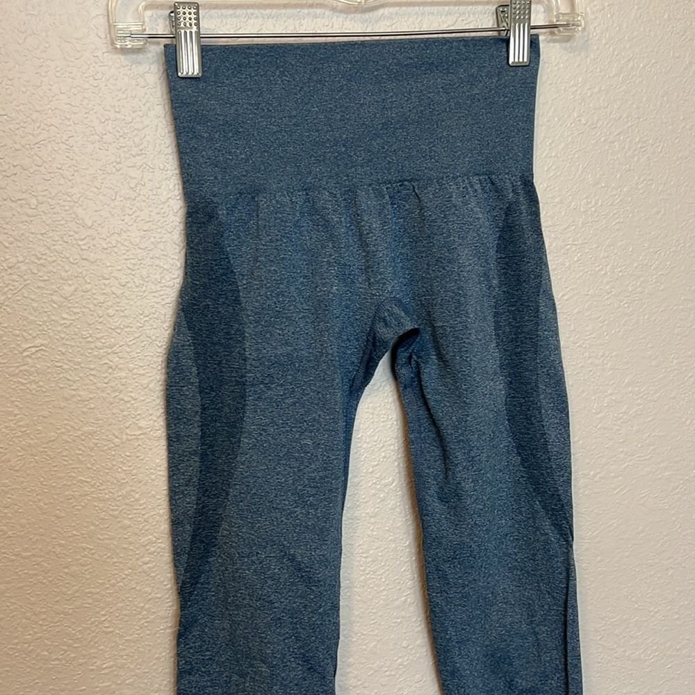 NVGTN Seamless Contour Leggings Denim Blue Size XS - Picture 5 of 6
